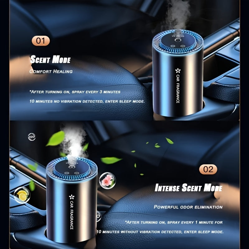 Освежитель воздуха для автомобиля с звездным освещением, сенсорным управлением, USB-зарядкой, диффузором эфирных масел для интерьера автомобиля