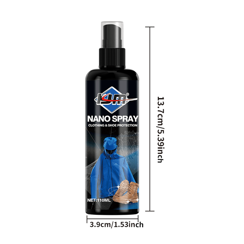 110ml Waterproof Fabric Spray for Outdoor Jackets and Shoes Stain-Resistant