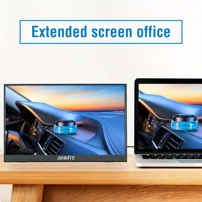 15.6 dyuymli portativ sensorli ekran monitor FHD 1080p USB-C mato uchun noutbuklar, o'yinlar, Raspberry Pi