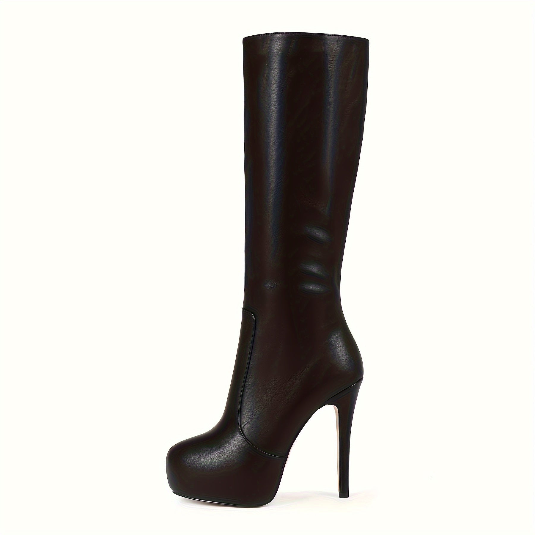 Women's Platform Stiletto Boots Slip-Resistant Rubber Nightclub Footwear