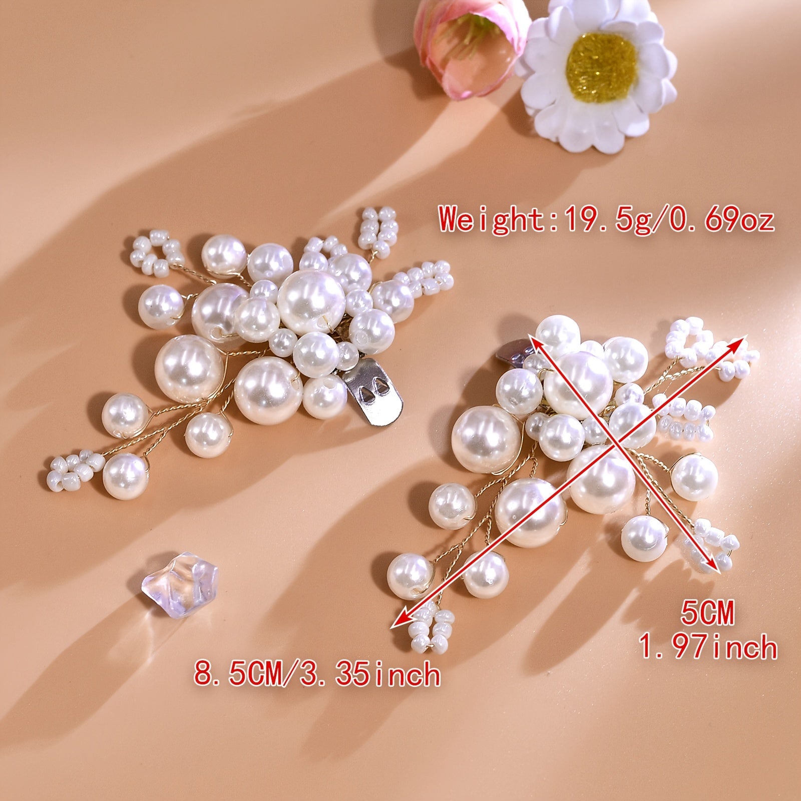 Women's Wedding Shoes Beads Jewelry Decoration Removable Buckle