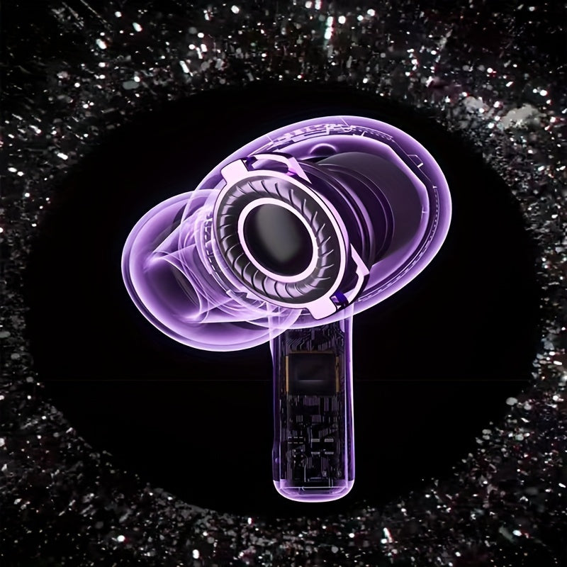 Беспроводные наушники TWS с эргономичным дизайном для комфорта, HIFI звук, Dolby бас, ACC стерео HD вызовы, совместимы с Android/iPhone, идеально подходят для любителей спорта и музыки.