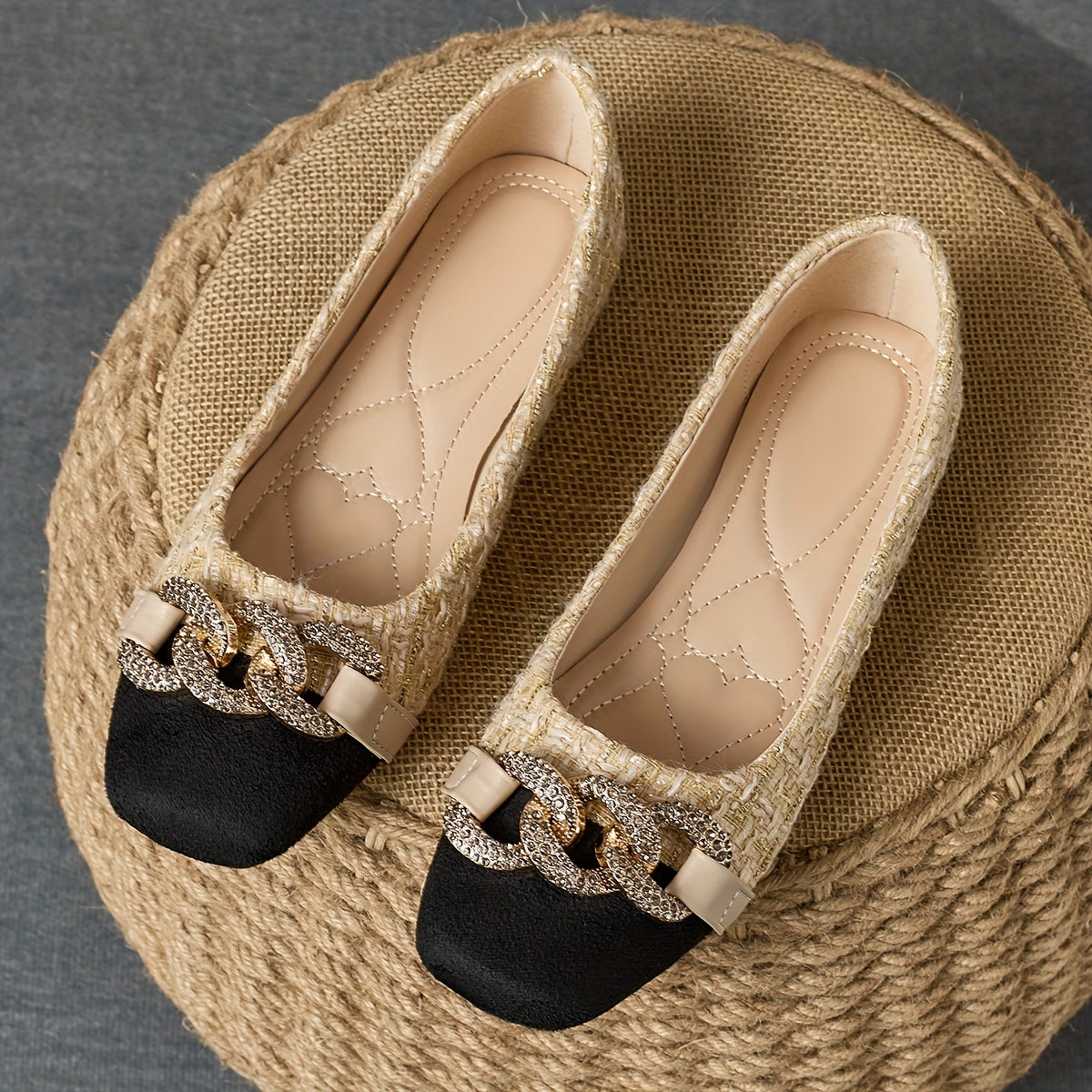 Women's Flat Shoes Casual Slip-On Loafers White Burgundy Comfortable Flats