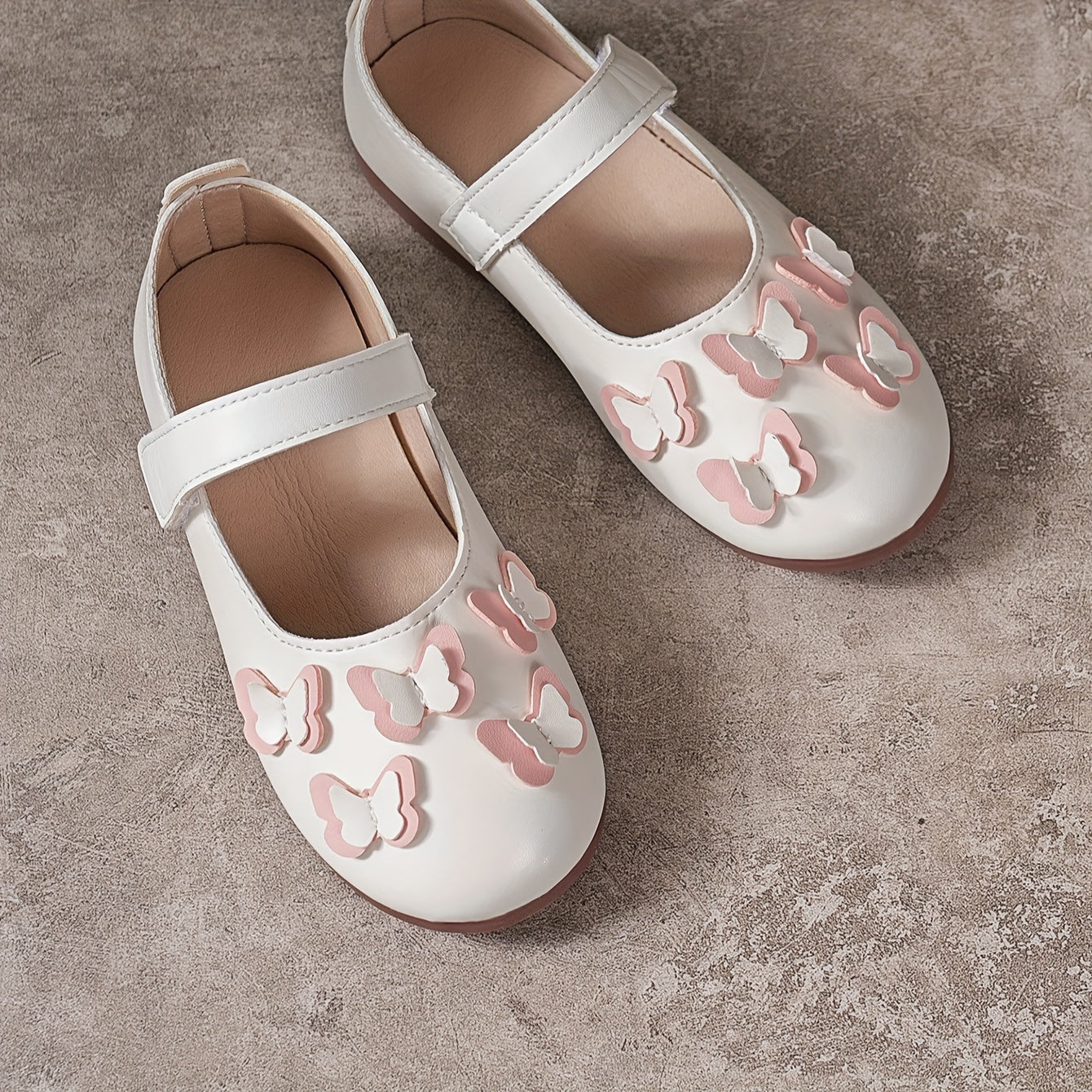 Girls' Casual Shoes Soft-Soled Princess Style All-Season Microfiber Leather Toddler Sneakers