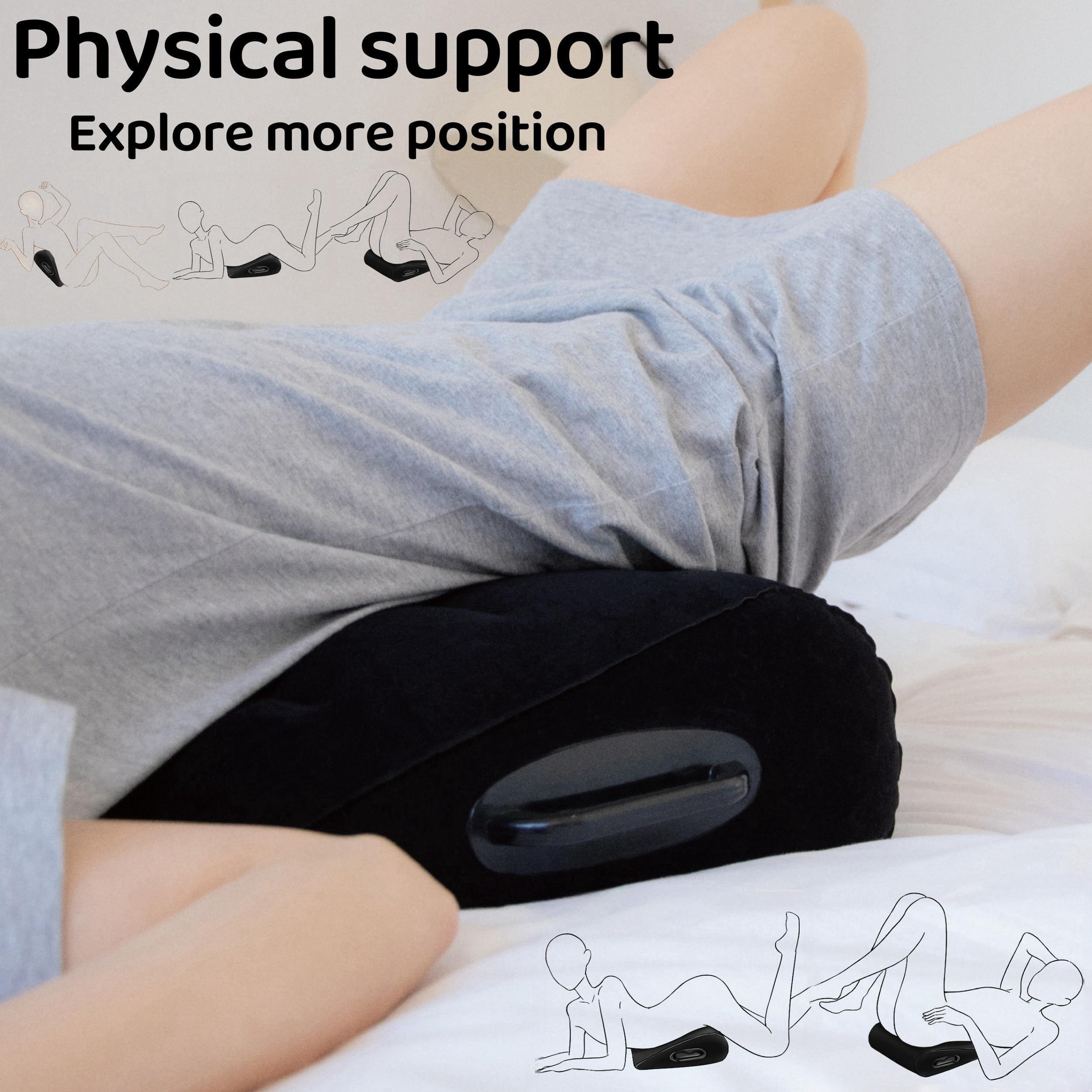 Soporte inflable para embarazo, almohada para la espalda, piernas, abdomen y viajes