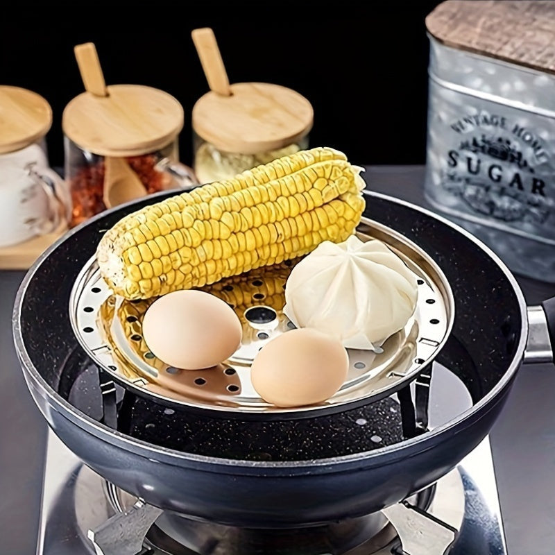 Stainless Steel Steam Tray Rack Multipurpose Steamer for Healthy Cooking Detachable