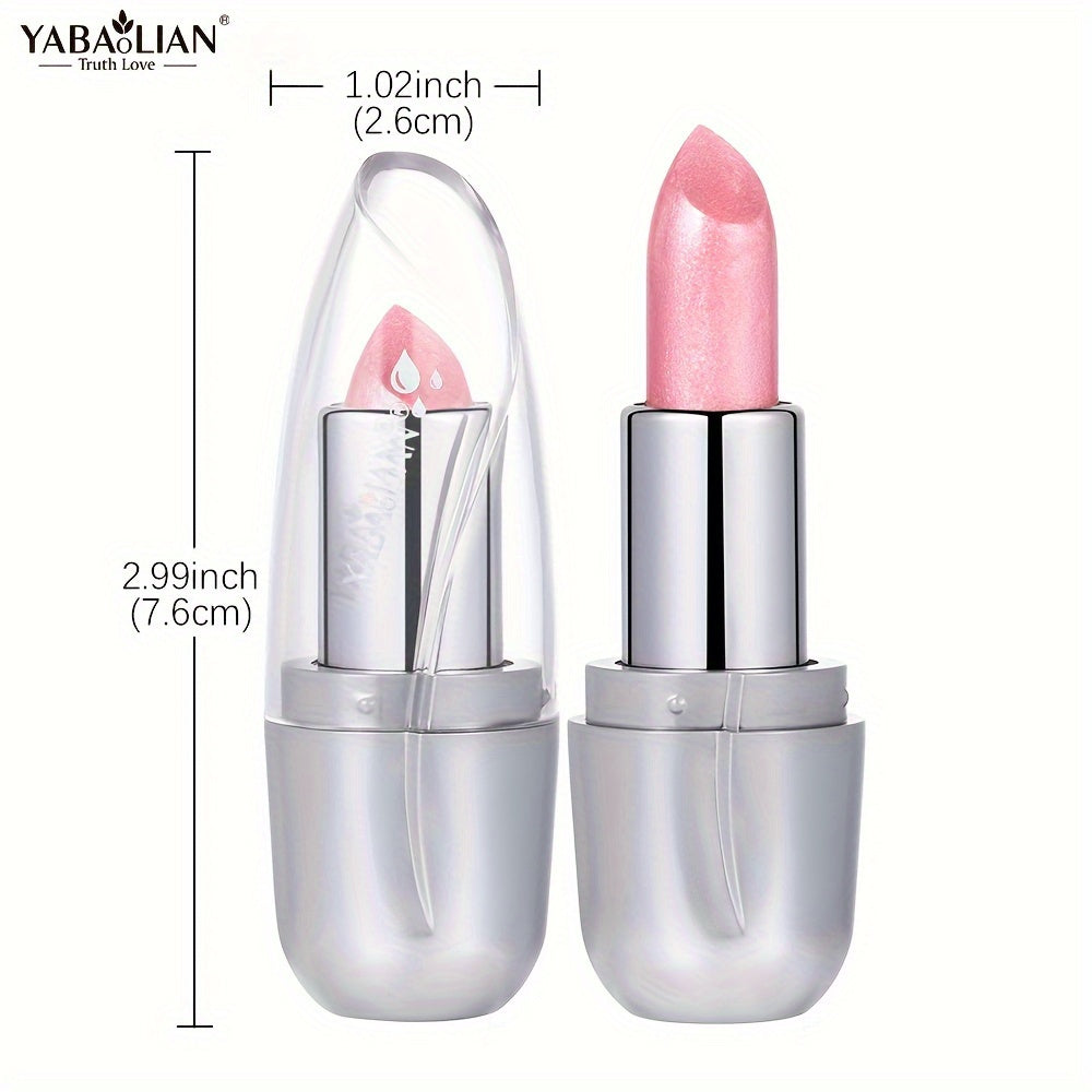 Women's Pearlescent Matte Waterproof Lipstick Shimmer Pink Long Lasting