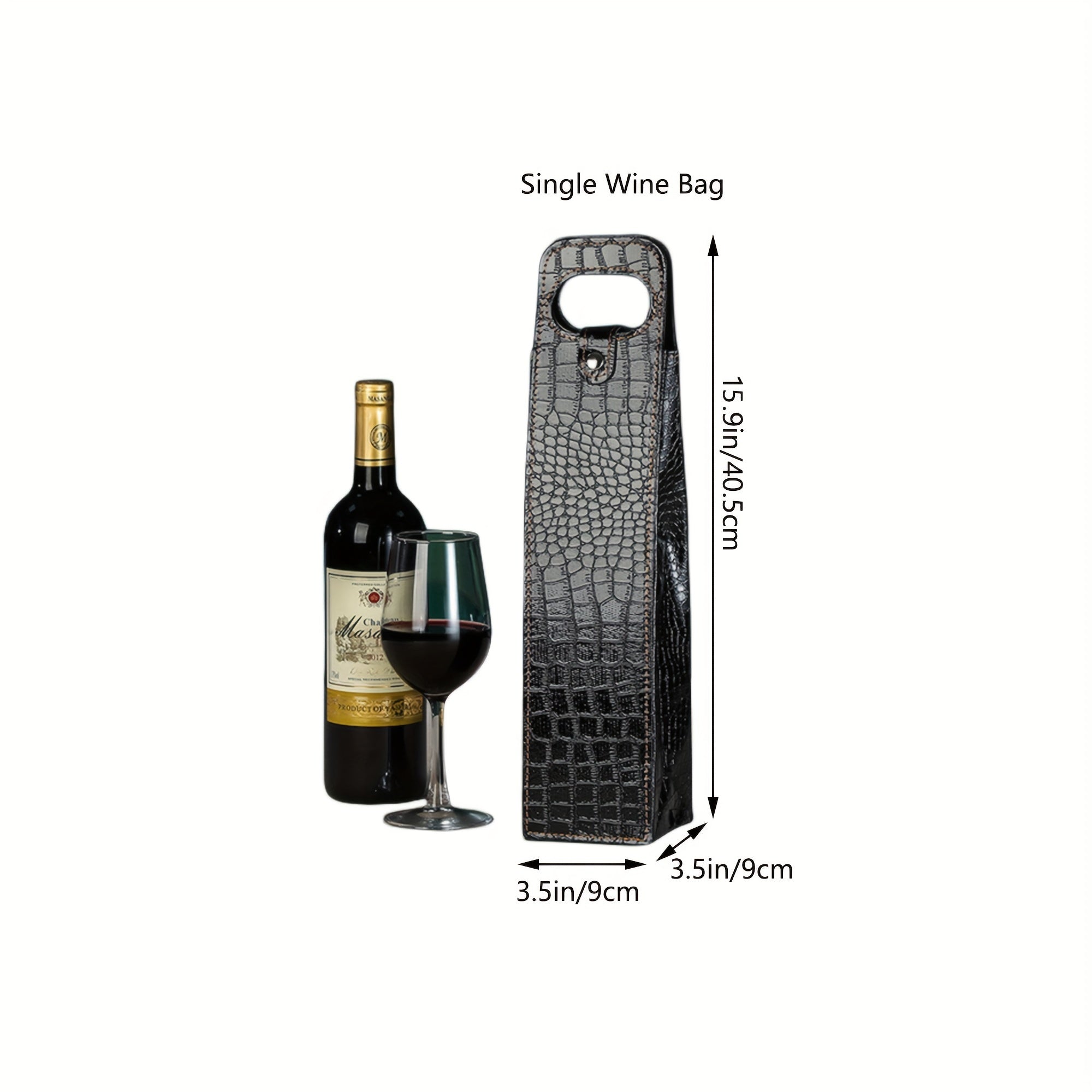 Bayram tadbirlari va sovg'alar uchun mukammal, zamonaviy, premium paxta vino tashuvchilar. Vegan do'st.