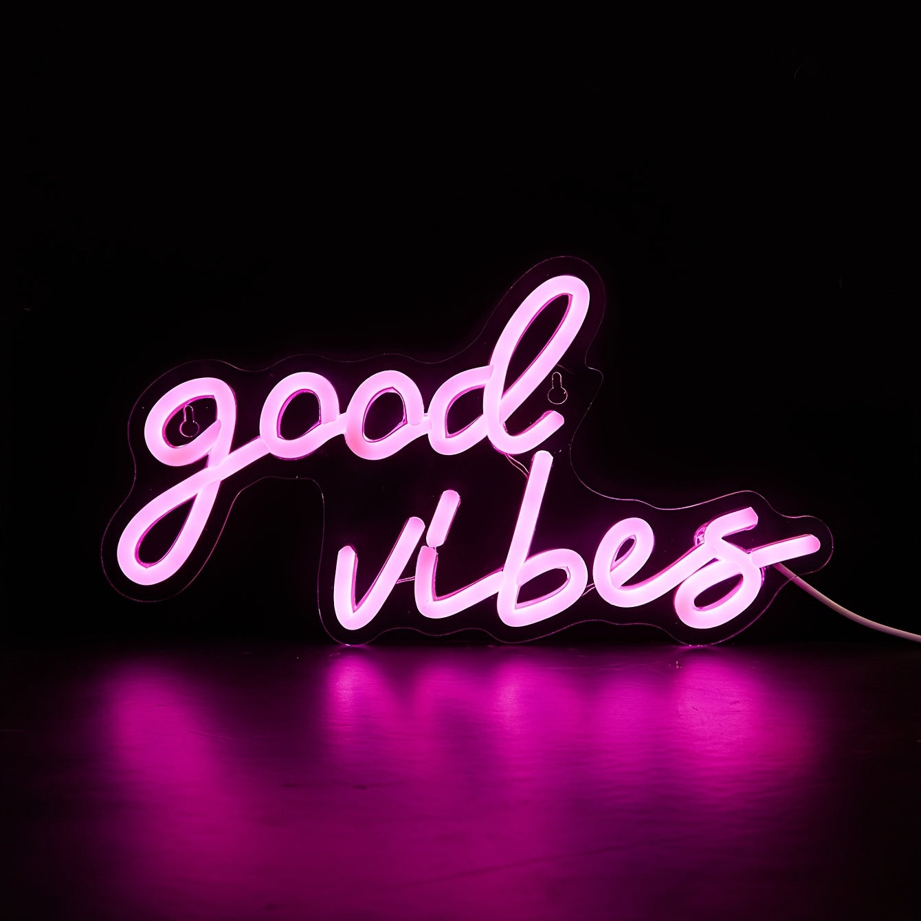 Pink Cursive LED Neon Sign USB Powered Wall Decor for Bedroom Bar Party