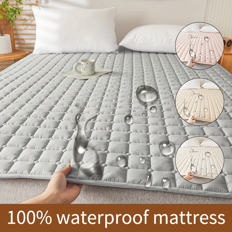 Waterproof Diaper Pad Cover Quilted Mattress Protector Breathable and Easy to Clean