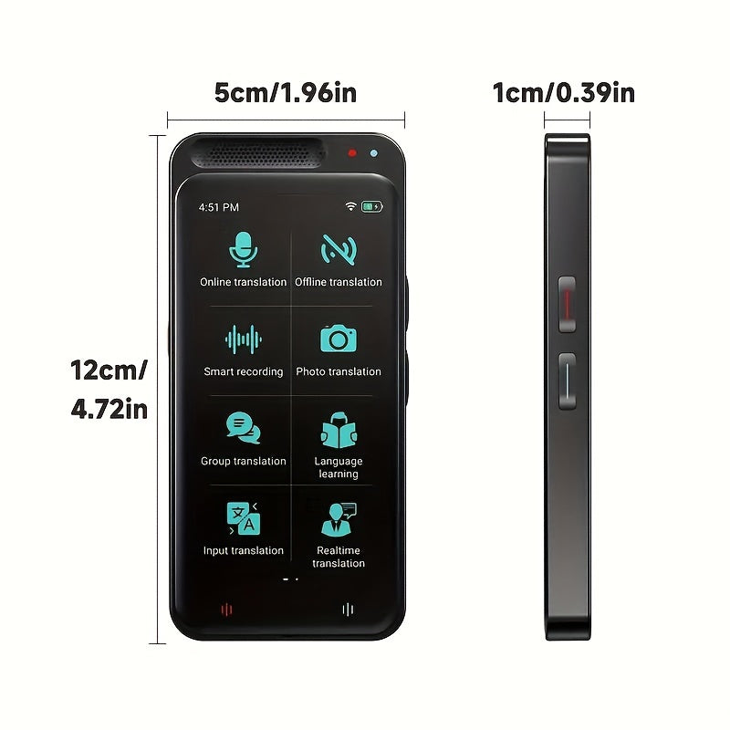Smart Language Translator Device Voice Photo 138 Languages Offline WiFi Rechargeable