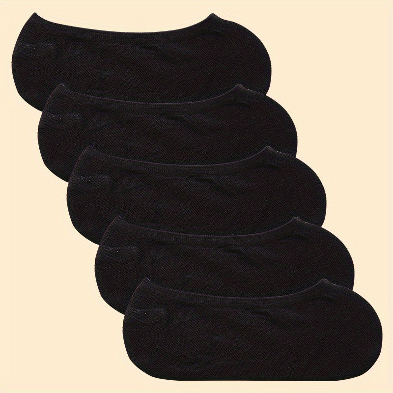 Breathable Candy-Colored Knit Boat Socks for Men and Women 5/10/15 Pairs