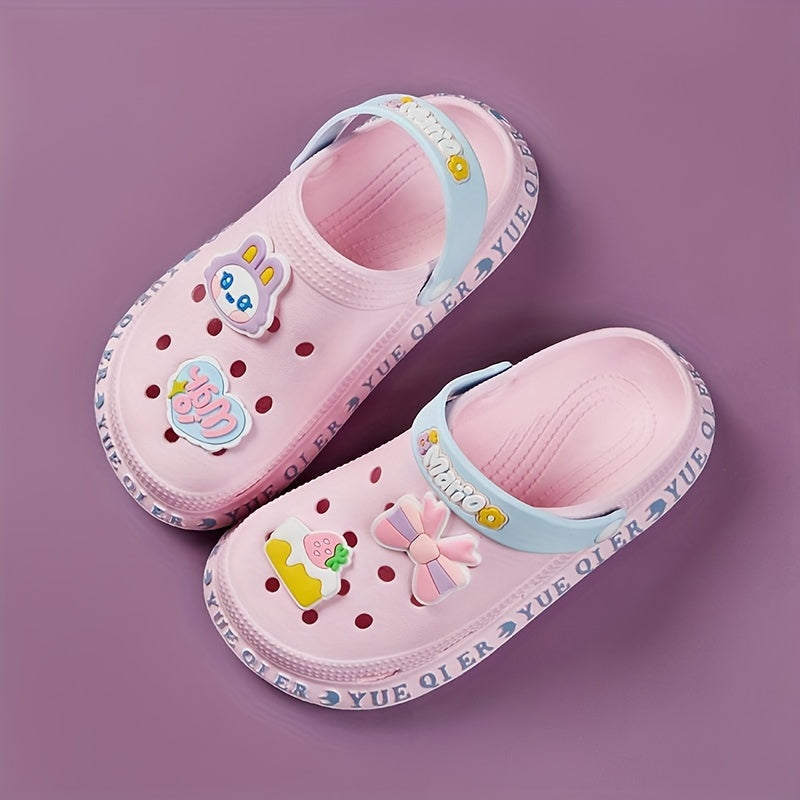 Girls' Cartoon Clogs EVA Slip-On Summer Indoor Outdoor Kids' Shoes