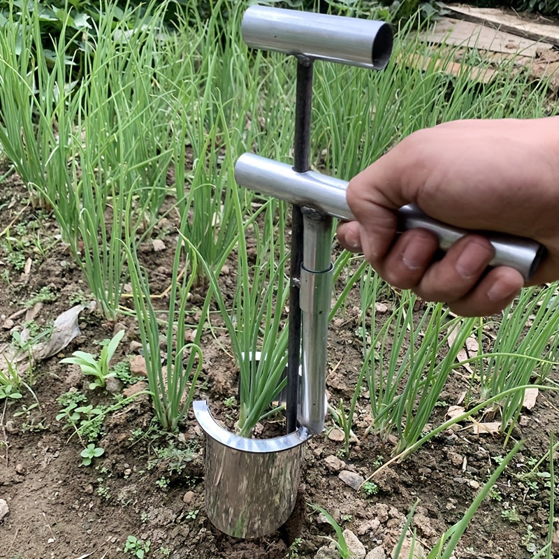Stainless Steel Handheld Gardening Transplanting Tool for Fruit Trees Flowers Vegetables