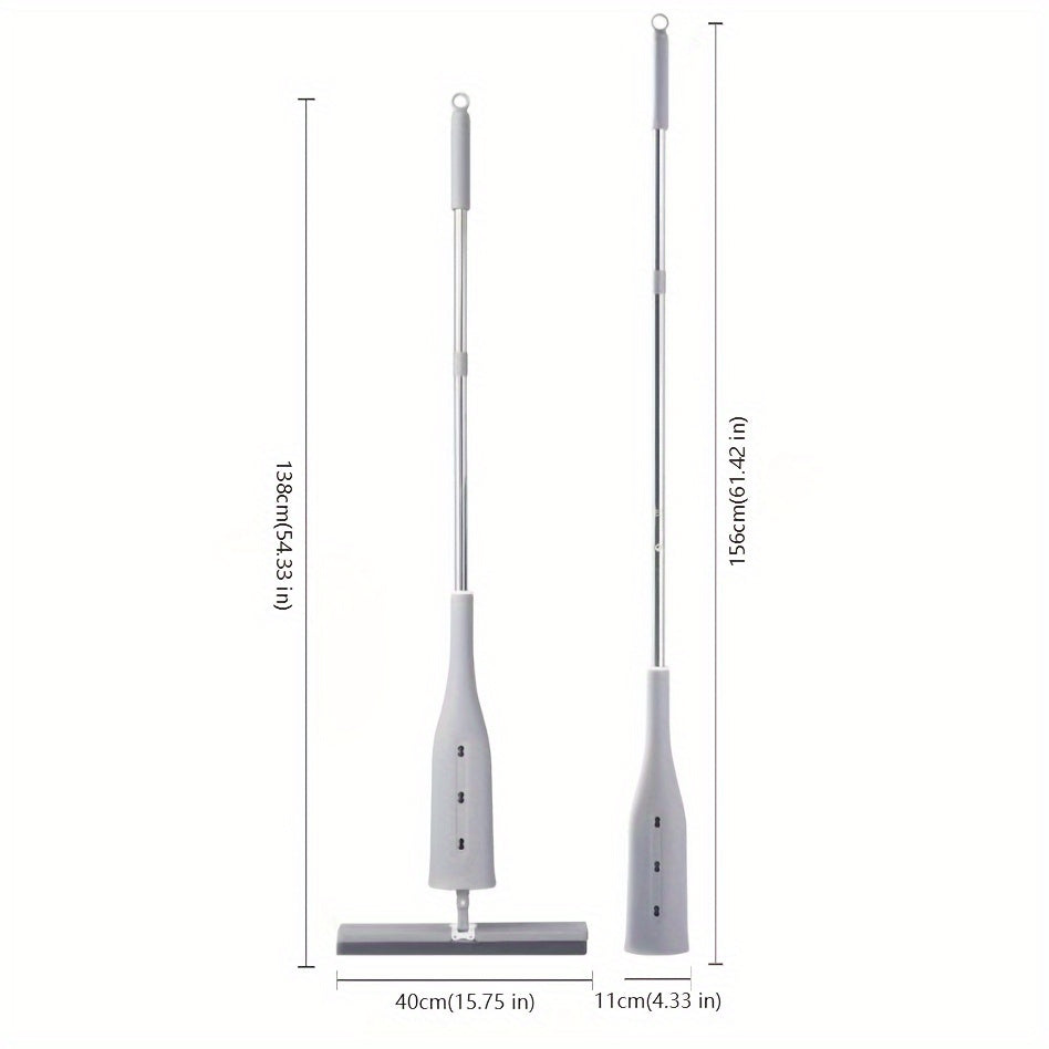 Self-Wringing String Mop with 360° Rotation, Flat Sponge Cotton for Household Cleaning