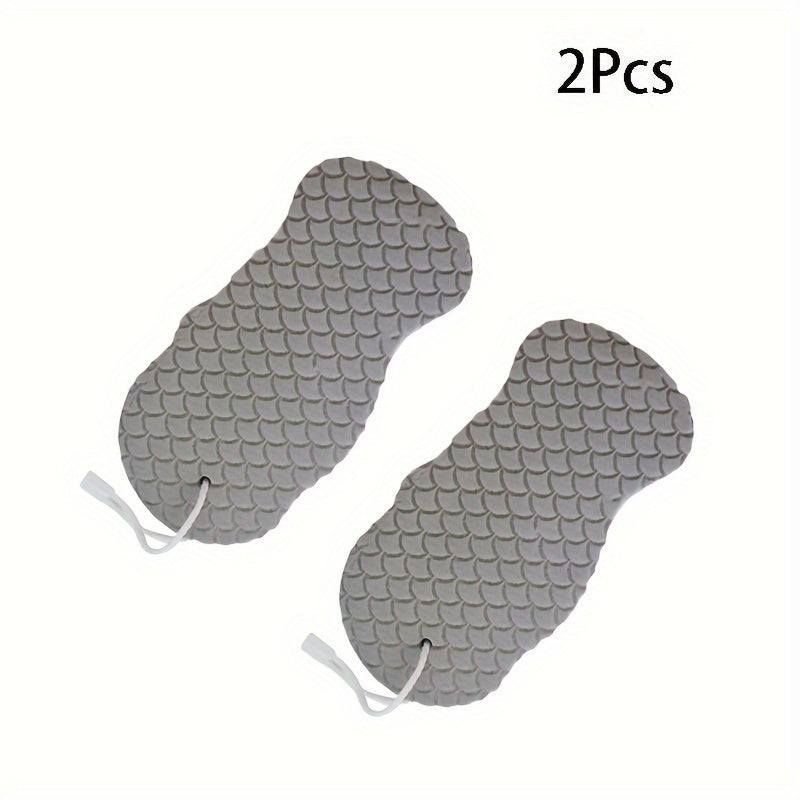 Durable Plastic Bath Sponge for All Ages Exfoliating Textured Shower Scrubber