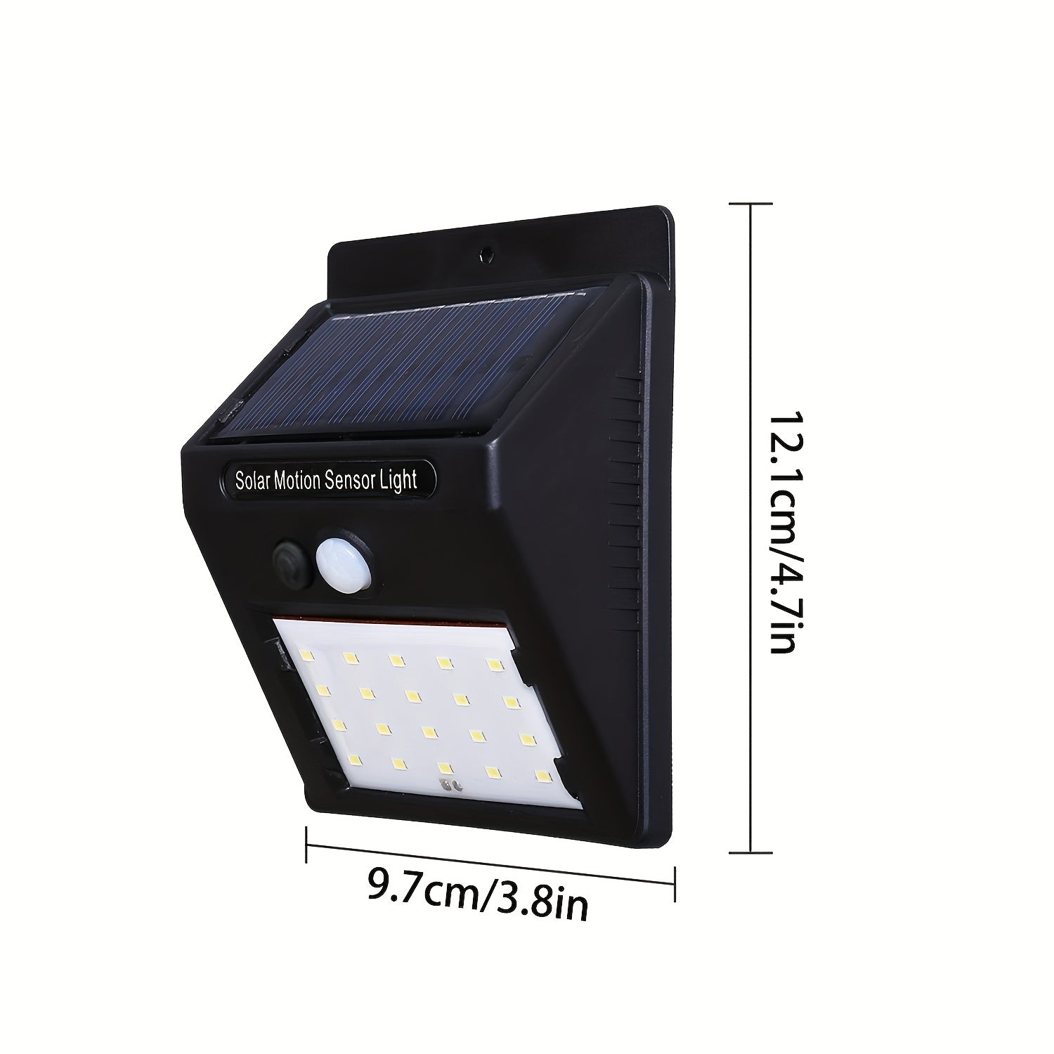 Outdoor Solar Motion Sensor Light 120° Wide Angle for Garden Driveway Patio