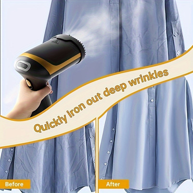 Vaporizador portátil de prendas 1500W Plancha de viaje de calentamiento rápido con depósito de agua extraíble