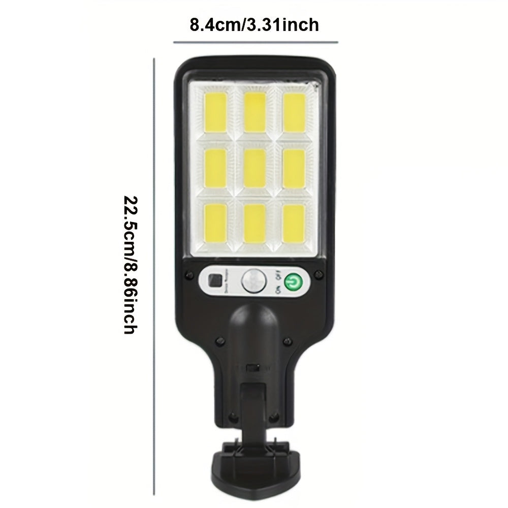 Solar Wall Light with Motion Sensor and Adjustable Angle for Outdoor Porch Balcony