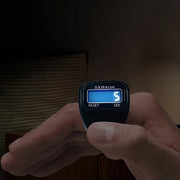 LED Electronic Counter with Tasbih Prayer Beads Digital Counter for Knitting and Counting Blue LCD Display