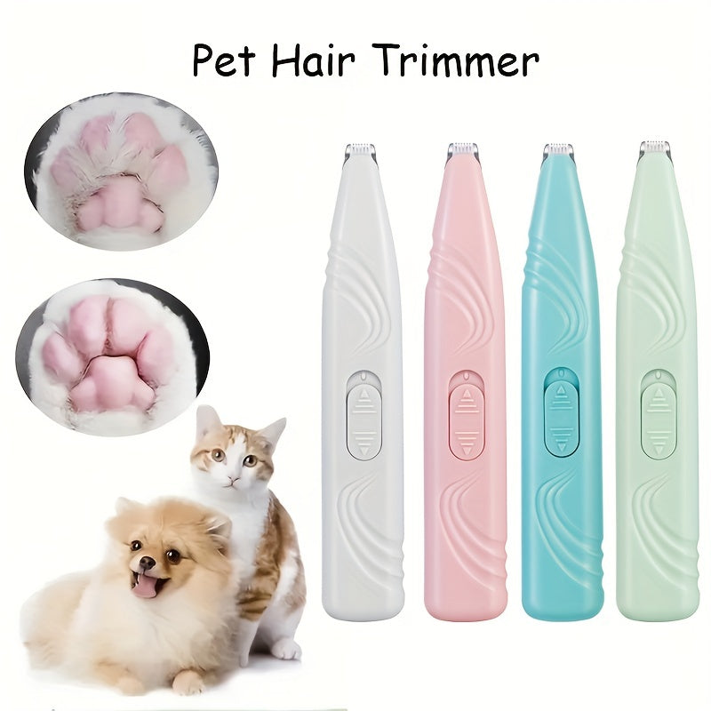Electric Pet Clippers for Cats and Dogs, Silent, Durable, Battery Powered