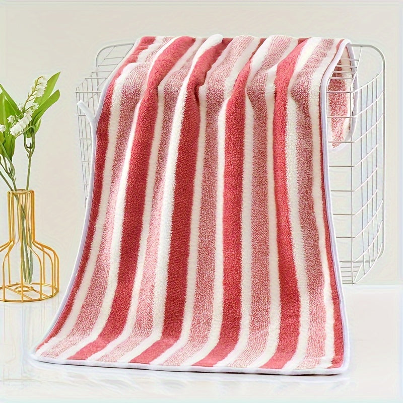 Bamboo Charcoal Bath Towel Set Includes 70x140cm Bath Towel and 35x75cm Washcloth for Adults