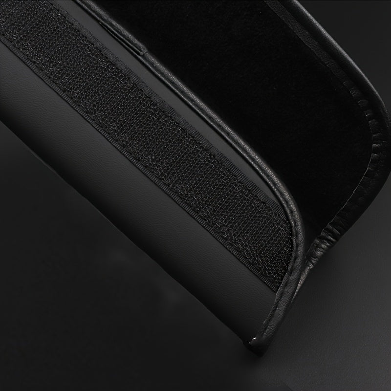 Подушка на ремень безопасности с плечевым ремнем черная с красной прострочкой автомобильные аксессуары для интерьера