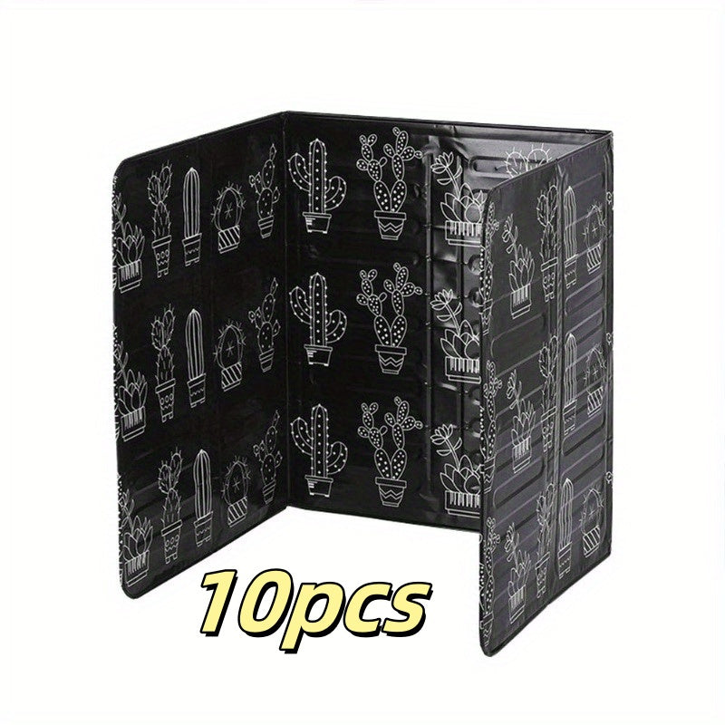 Kitchen Oil Splatter Guard Set 10 20 or 30 Pieces Foldable Metal Stove Shields