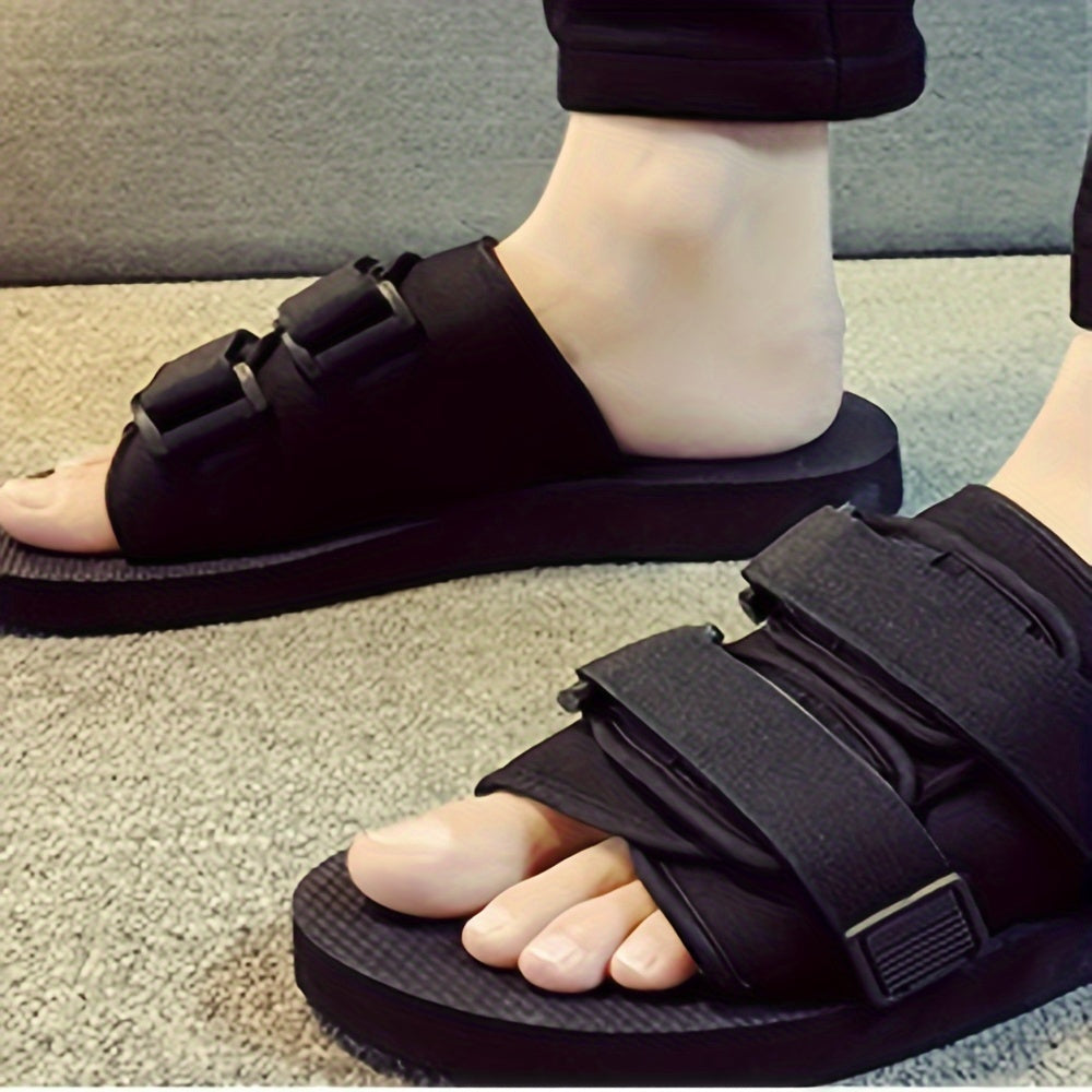Sandalias transpirables de dedo abierto para hombre, ideales para actividades acuáticas casuales en verano