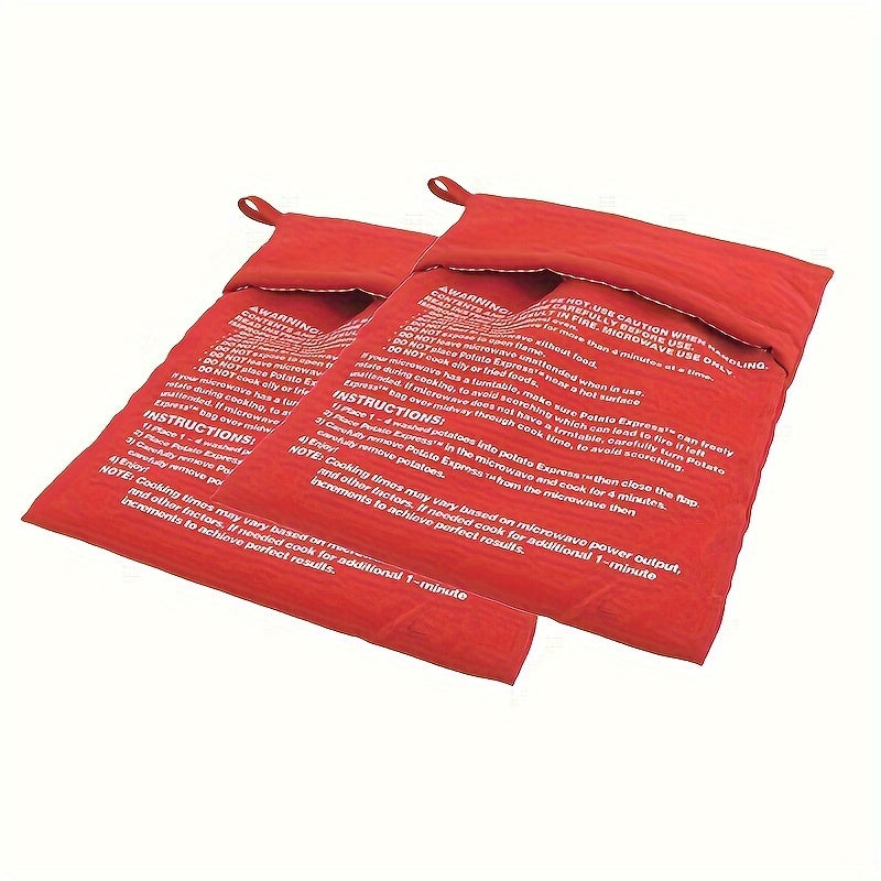 Microwave Baked Large Potato Bags 2-Pack or 4-Pack for Sweet Potatoes and Corn
