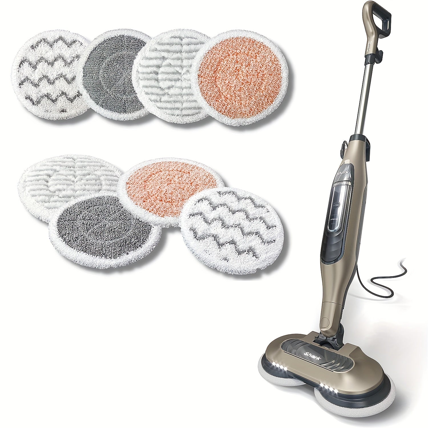 Premium Steam Mop Cloth Pads Set of 1 2 or 4 Washable Reusable Replacement