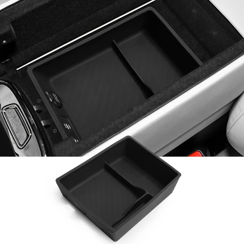Bandeja de almacenamiento para consola central para el organizador de interiores del coche modelo 2024