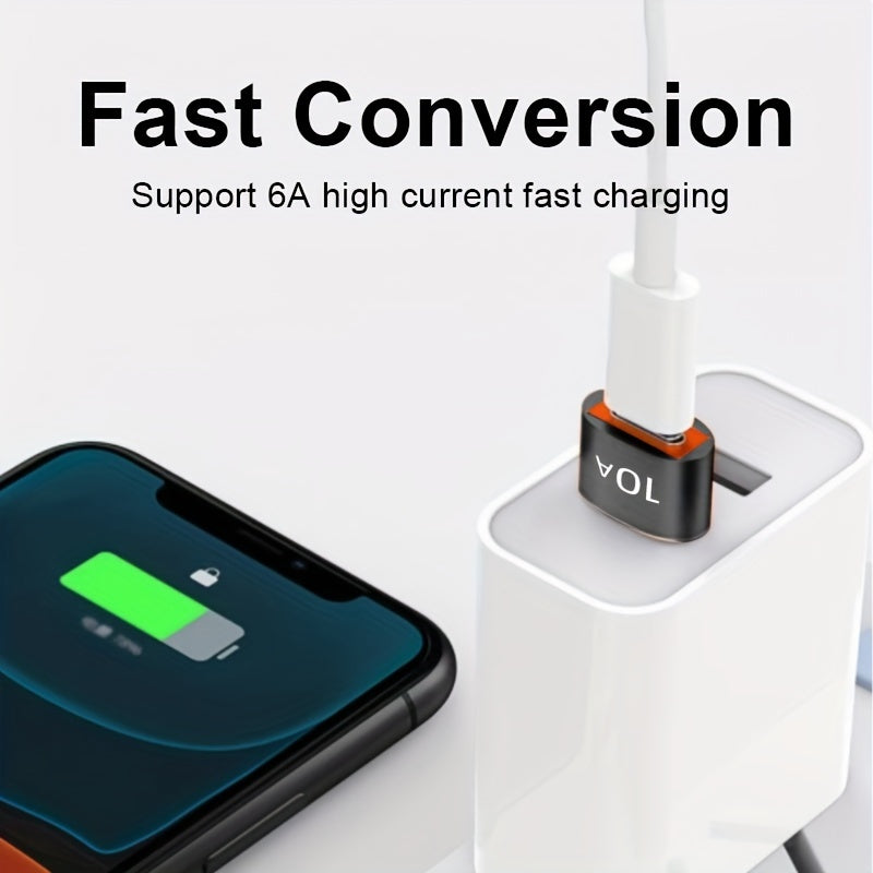 Juego de 2 adaptadores OTG USB 3.0 a Type C para smartphones, laptops y dispositivos