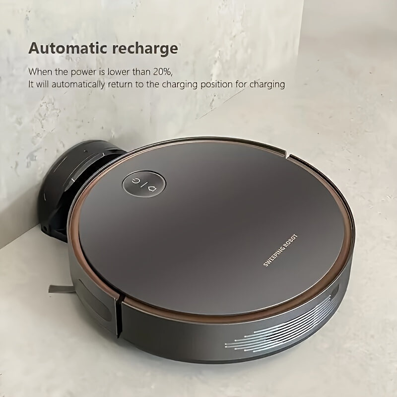 Avtomatik robot changyutgich, supurish, yuvish va zaryadlash funksiyasi bilan