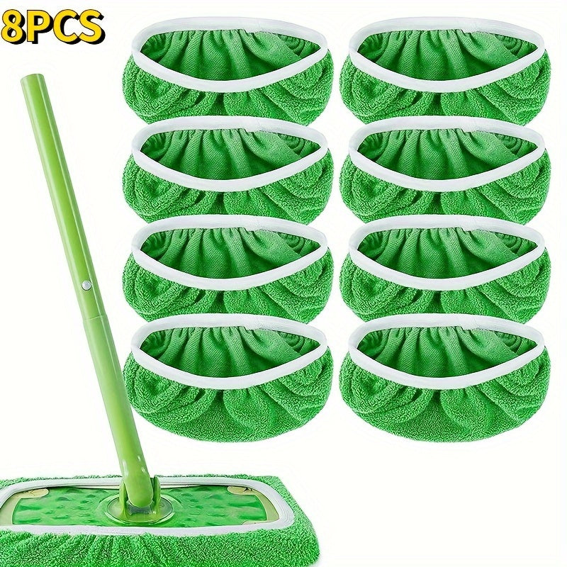 Reusable Mop Replacement Pads Set of 2, 4, or 8, Washable and Absorbent