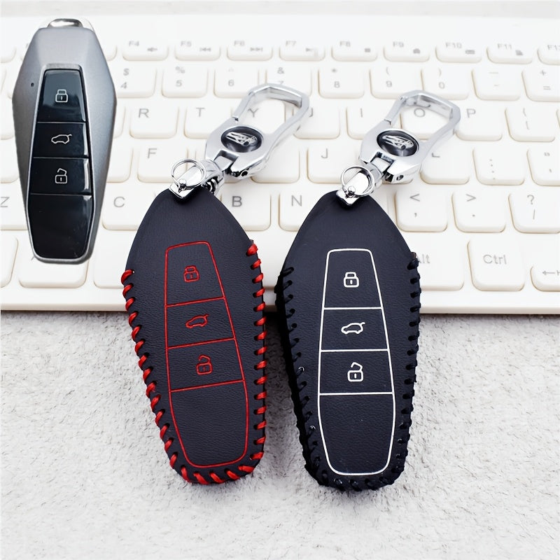 Car Key Cover For SUV Remote Control Protective Case Silicone Black