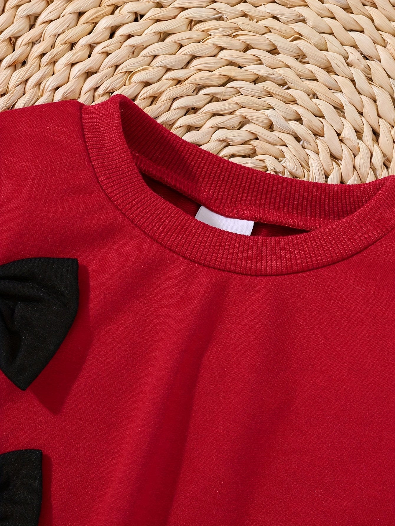 Girls' Knit Sweatshirt and Heart Print Pants Set for Fall Winter Casual