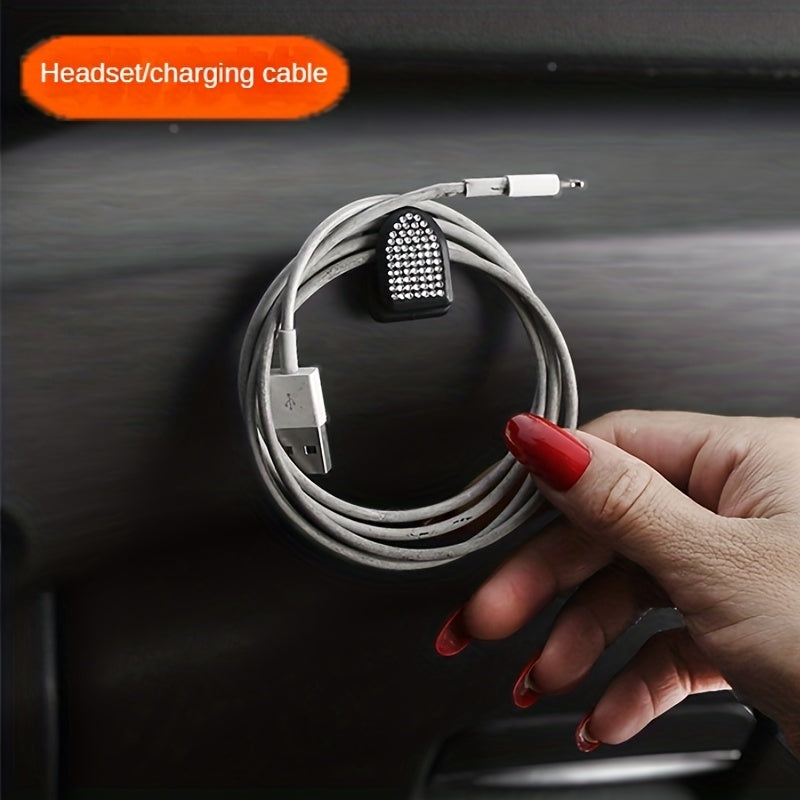 2шт. крючки для спинки автомобильного сиденья, прочный ABS-органайзер для сумок и аксессуаров, синий, красный, черный