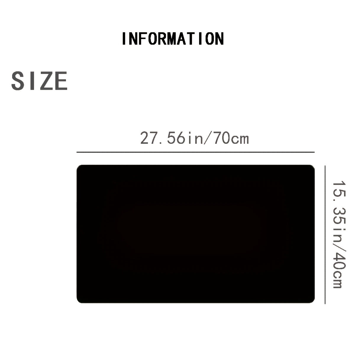 Faux Leather Desk Mat Waterproof Anti-Slip Stain-Resistant Multiple Sizes