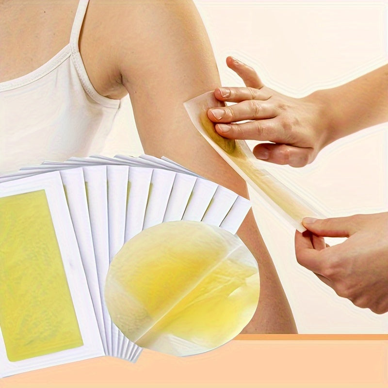 Large Hypoallergenic Wax Strips for Body Hair Removal 20 Pieces