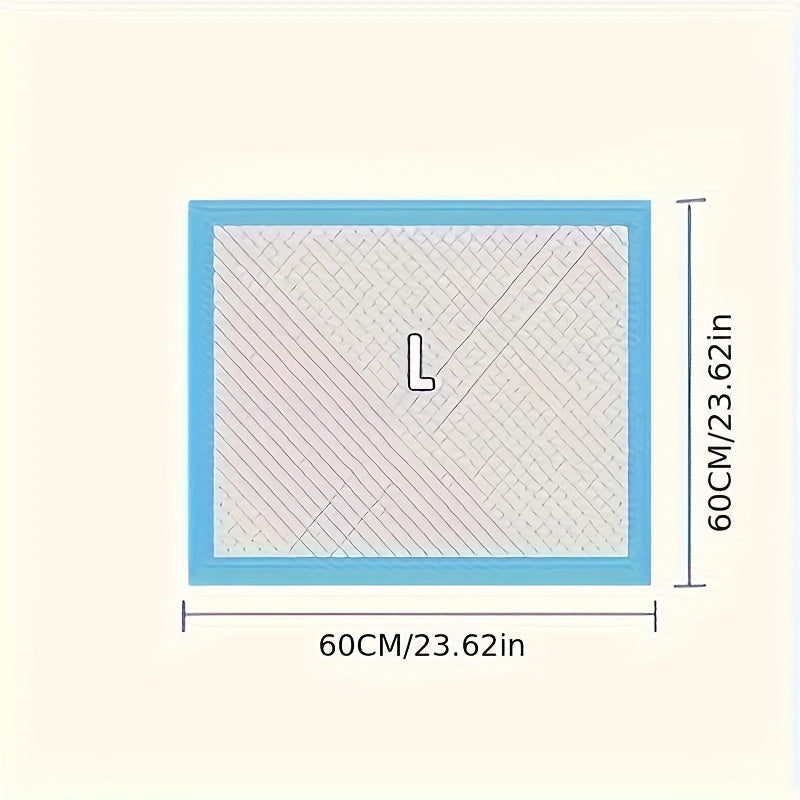 50-Pack Heavy Duty Woven Dog Training Pads Leak-Proof Washable Large Dogs