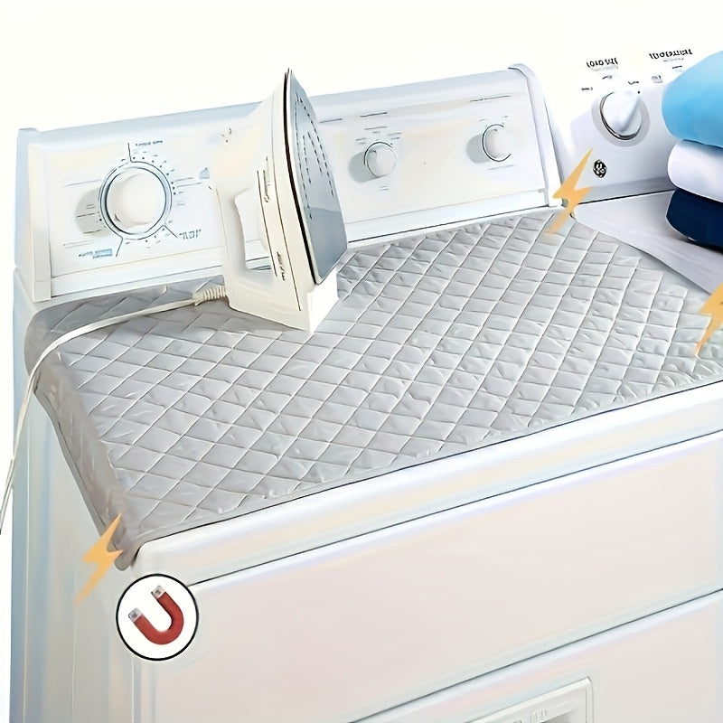 Alfombrilla de planchar magnética plegable y portátil para uso en el hogar y de viaje