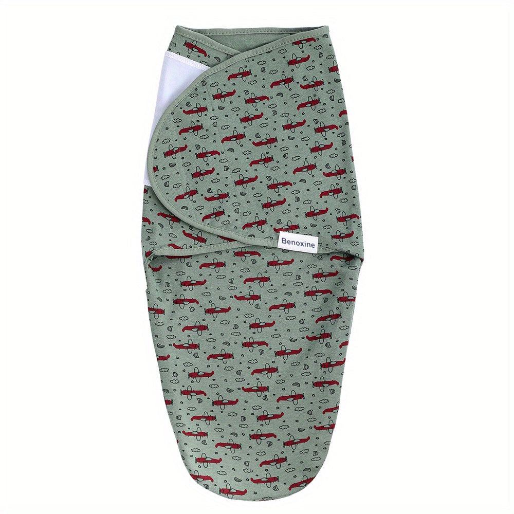 Baby Sleep Sack for Newborns 0-3 Months Adjustable Swaddle with Zipper and Cozy Design