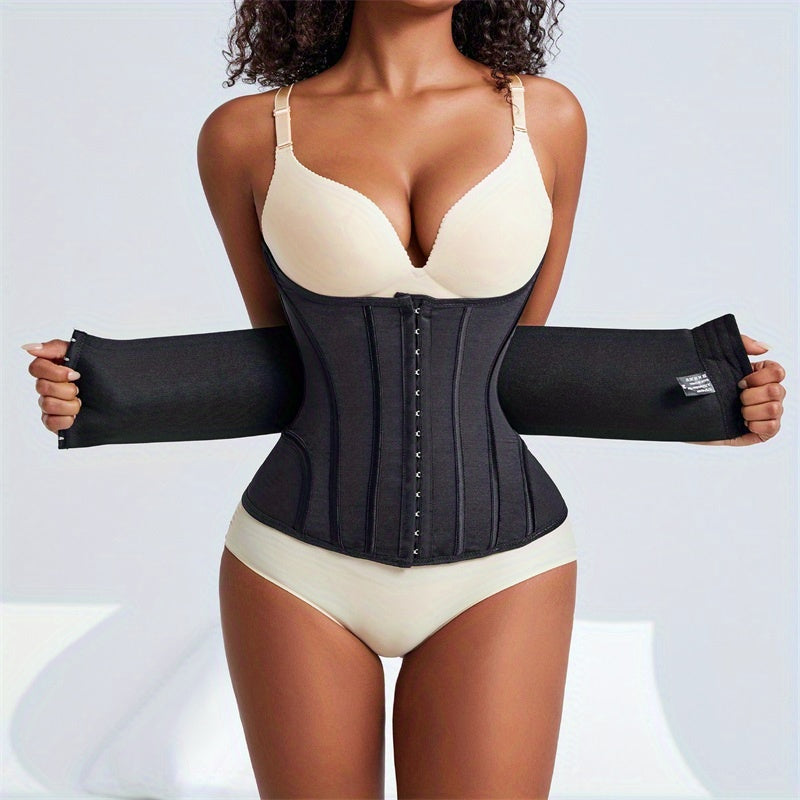 Women's Nylon Waist Trainer Belt for Tummy Control and Back Support
