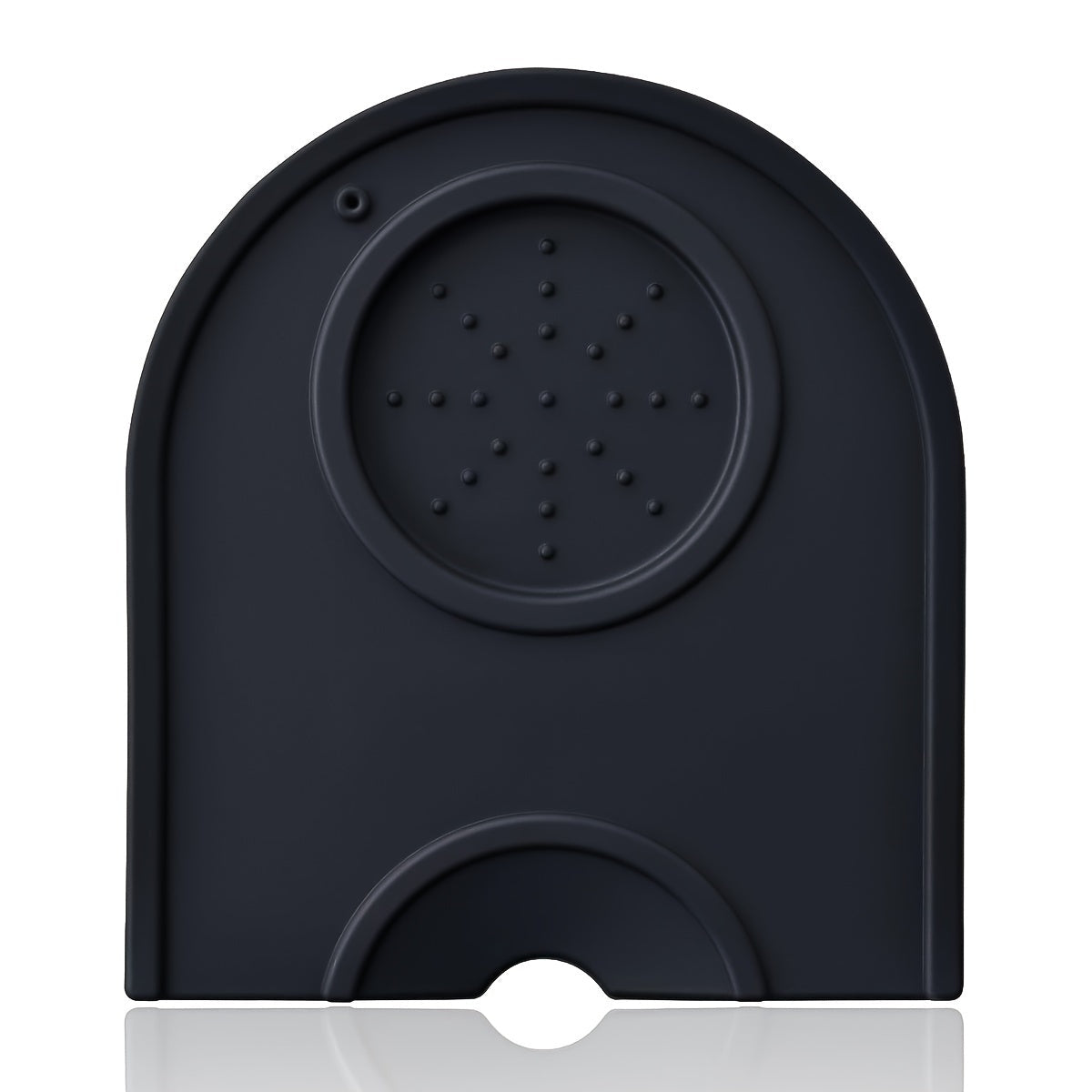 Коврик для трамбовки эспрессо - черная силиконовая прокладка для трамбовки кофе, аксессуар для эспрессо-станции пищевого класса