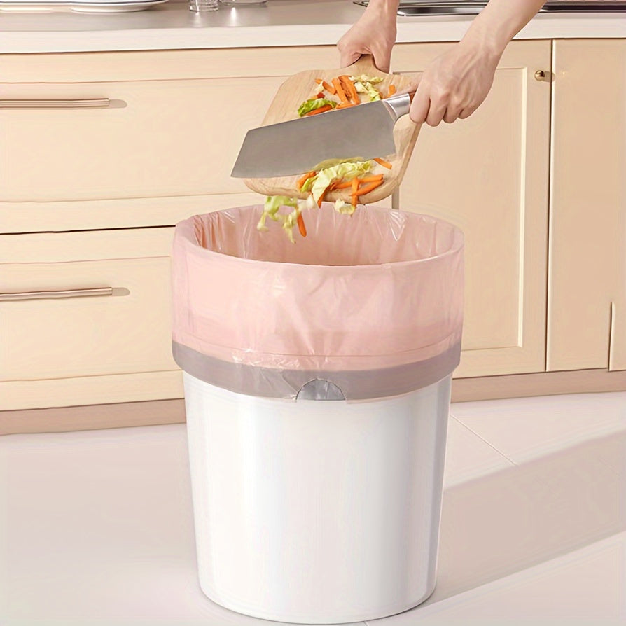 Extra Thick Durable Polyethylene Trash Bags with Drawstring for Kitchen and Home