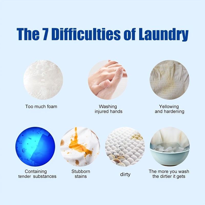 Hojas de detergente para ropa con eliminación de manchas y aroma fresco para hogar, viajes en RV, livianas y portátiles