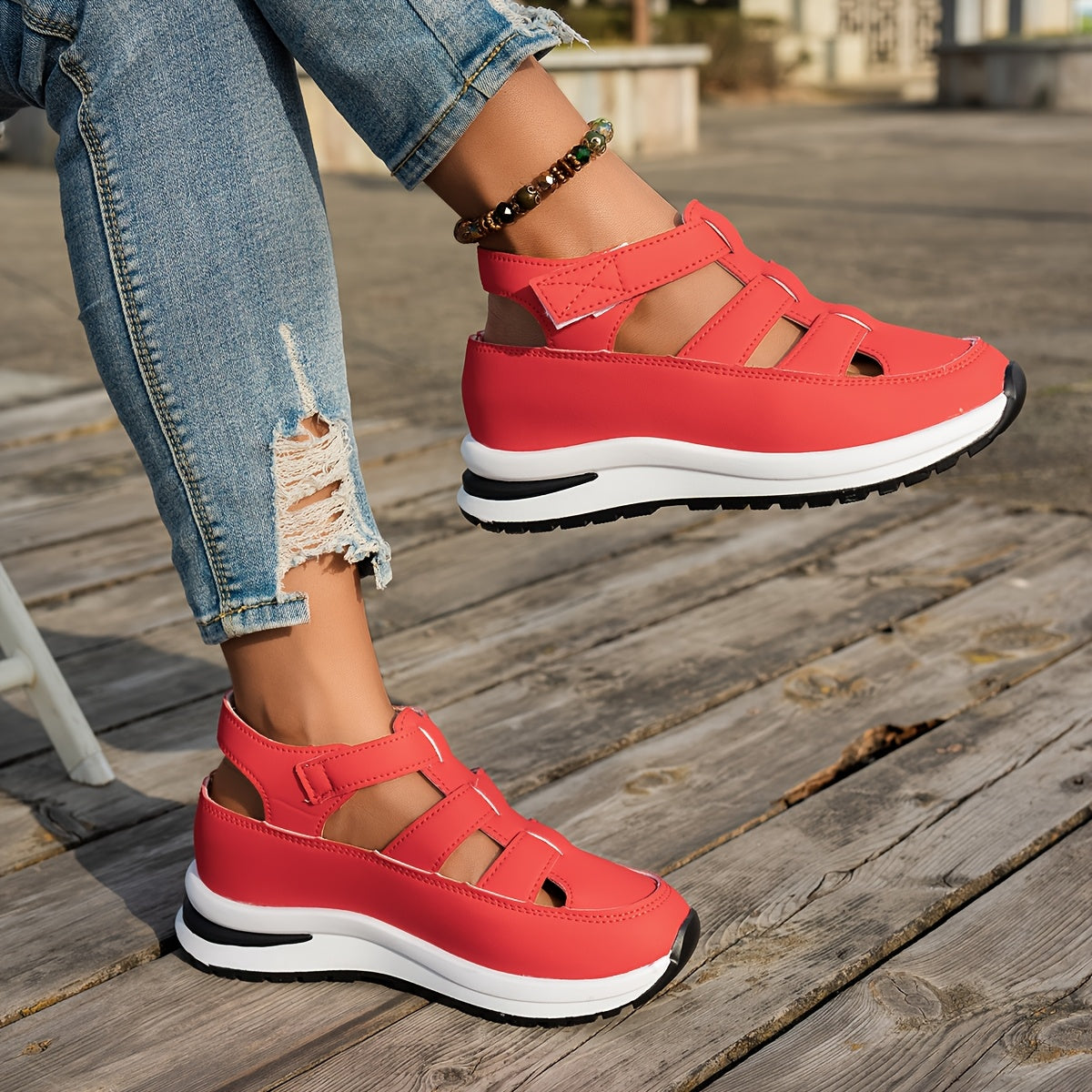Women's White Casual Sneakers Lightweight Bouncy Soles for Outdoors