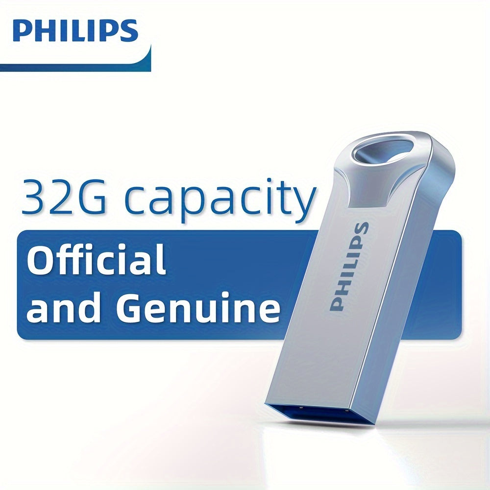 128GB USB Flash Drive High-Speed USB 2.0 Metal Keychain Data Storage Transfer Compatible with Computers Smart TVs