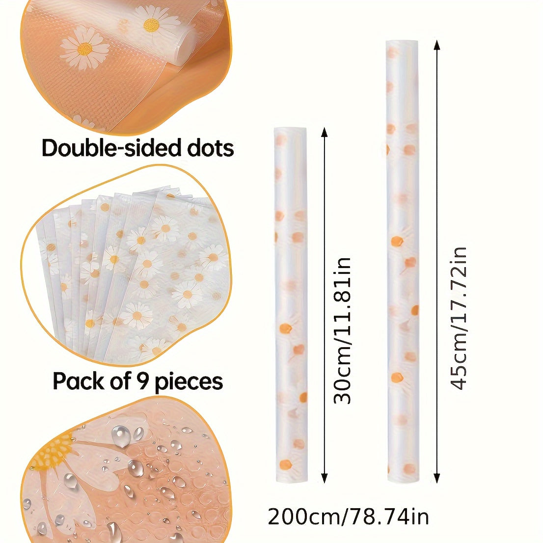 Universal Waterproof EVA Tabletop Shelf Liner for Dining, Refrigerator, Drawer